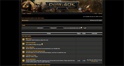 Desktop Screenshot of fok.dow-mods.com