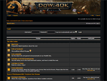 Tablet Screenshot of fok.dow-mods.com